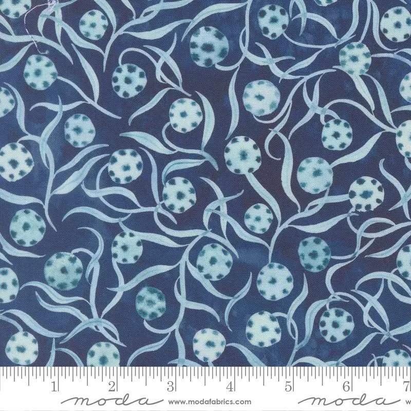 Soulstice Navy Cotton Lawn Fabric – Lightweight Solid (Sku 39870-13) 1