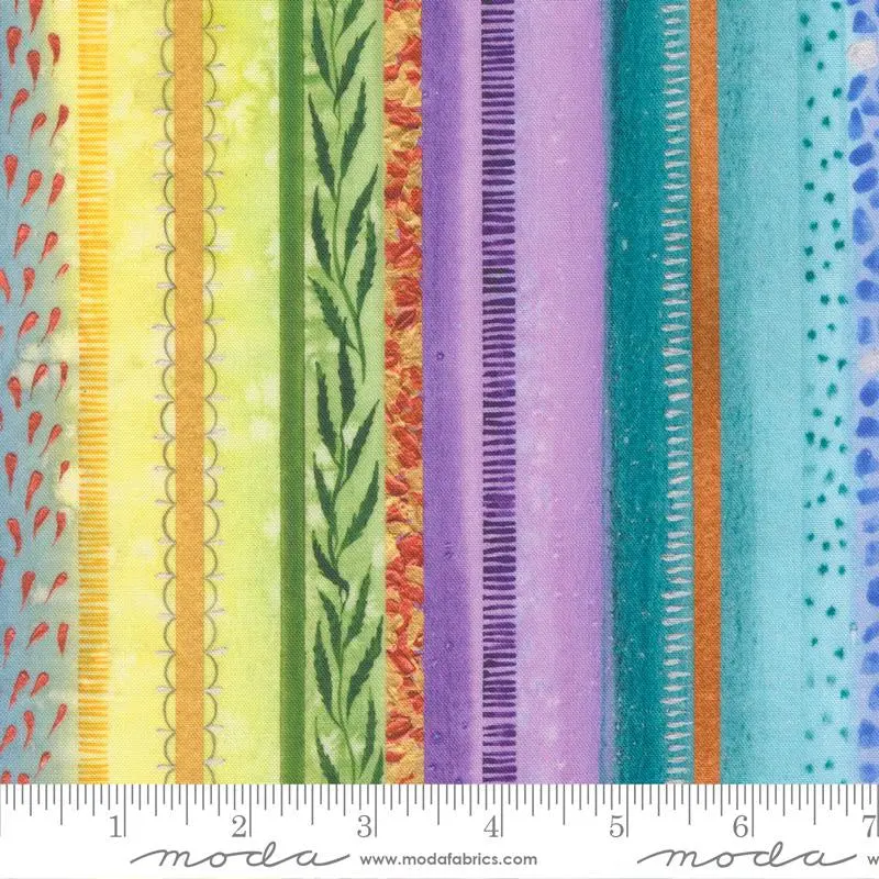 Soulstice Rainbow Cotton Voile Fabric – Lightweight Print (Sku 39867-11) 1