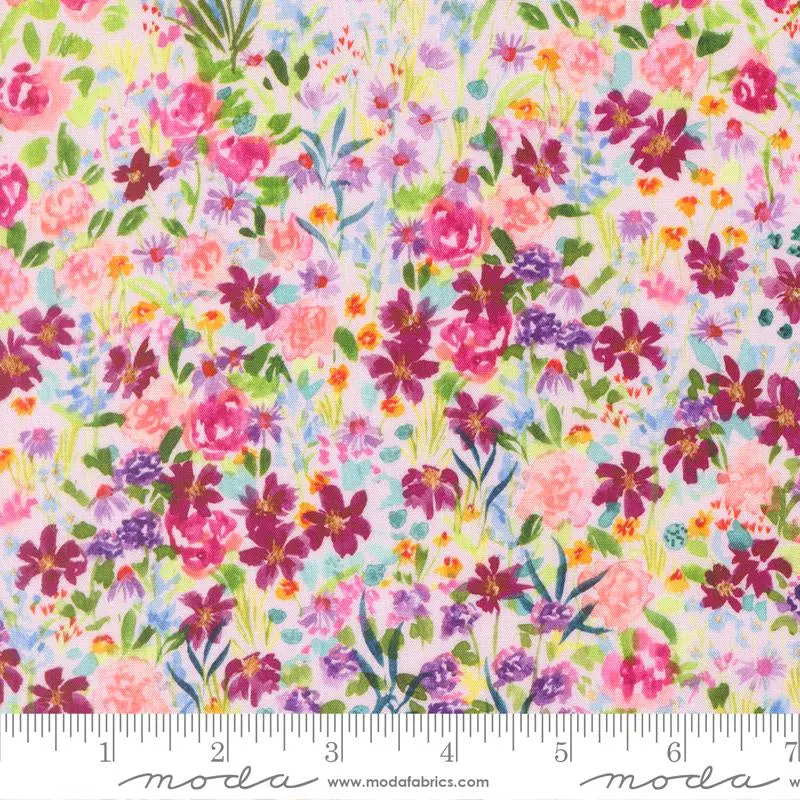 Soulstice Rayon Peony Fabric – Drapey Stretch Blend (Sku 39866-14R) 1