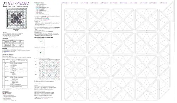 Spectrum Print Opal Quilt Kit – Pieced & Ready To Assemble (Gpop-3-White) 1