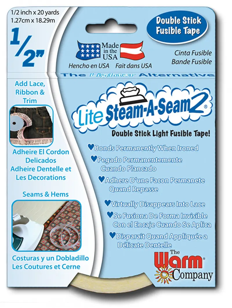 Steam-A-Seam 2 Lite Fusible Web – 1/2 Inch Wide By 20 Yards 1