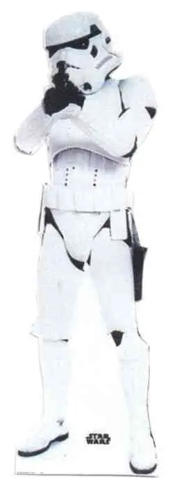 Stormtrooper Star Wars Classic Full-Size Cardboard Standup – Authentic Detail, 10–14 Business Day Production 1