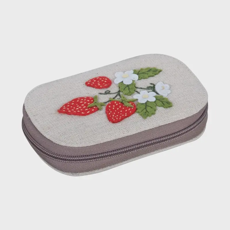Strawberry-Themed Sewing Kit 1