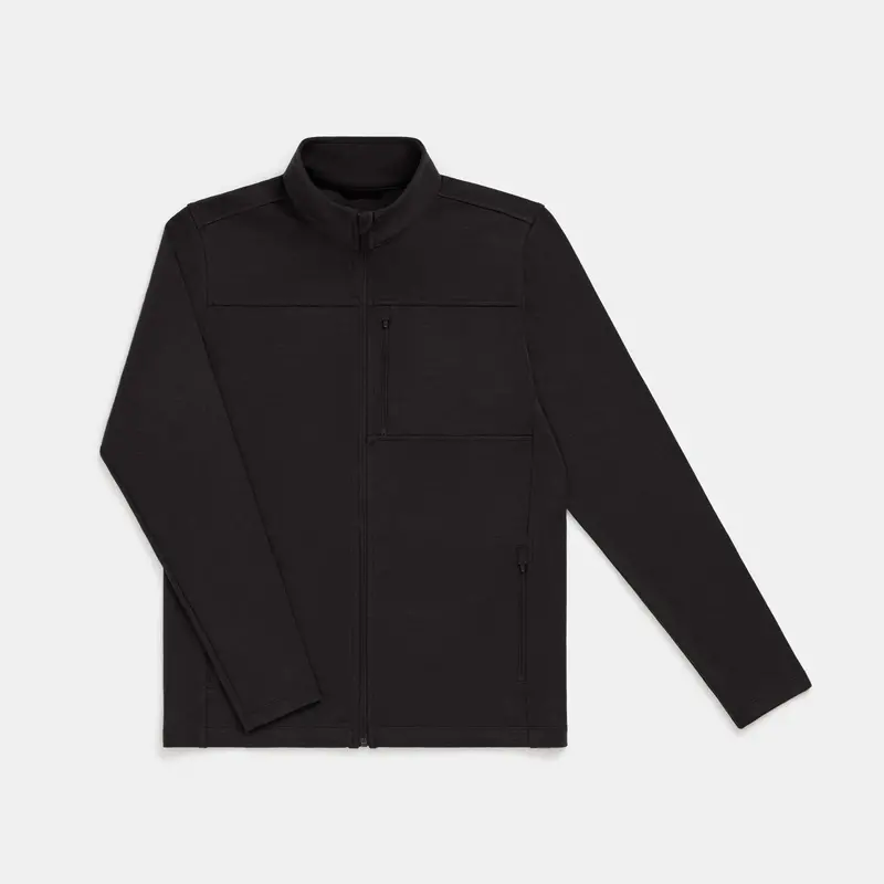 Structured Ponte Full-Zip Jacket 1
