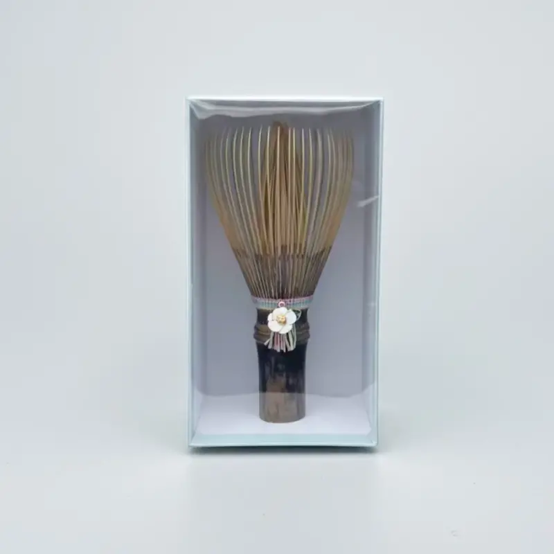 Suikaen Tanimura Yasuburo Niji Tsubaki Chasen – Hand-Carved Bamboo Matcha Whisk 1