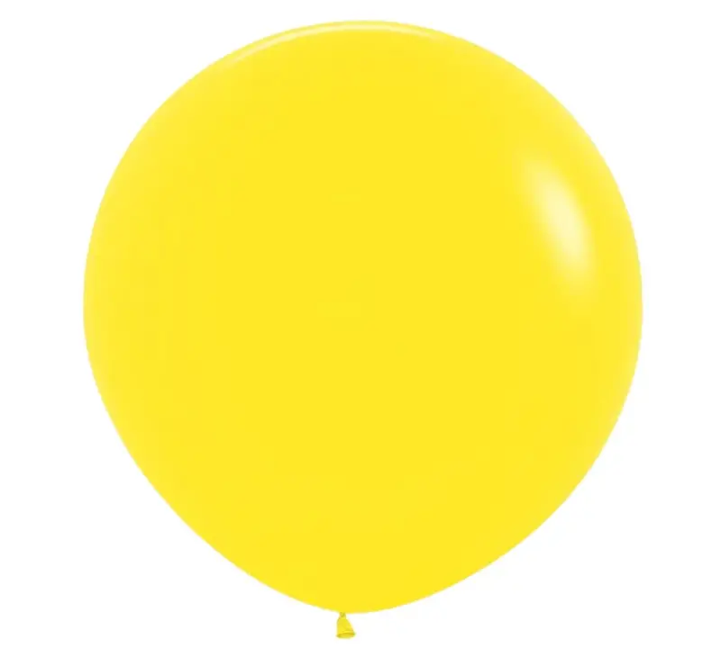 Sunny Yellow 36-Inch Latex Balloons – Cheerful Sempertex Pack (2 Count) 1