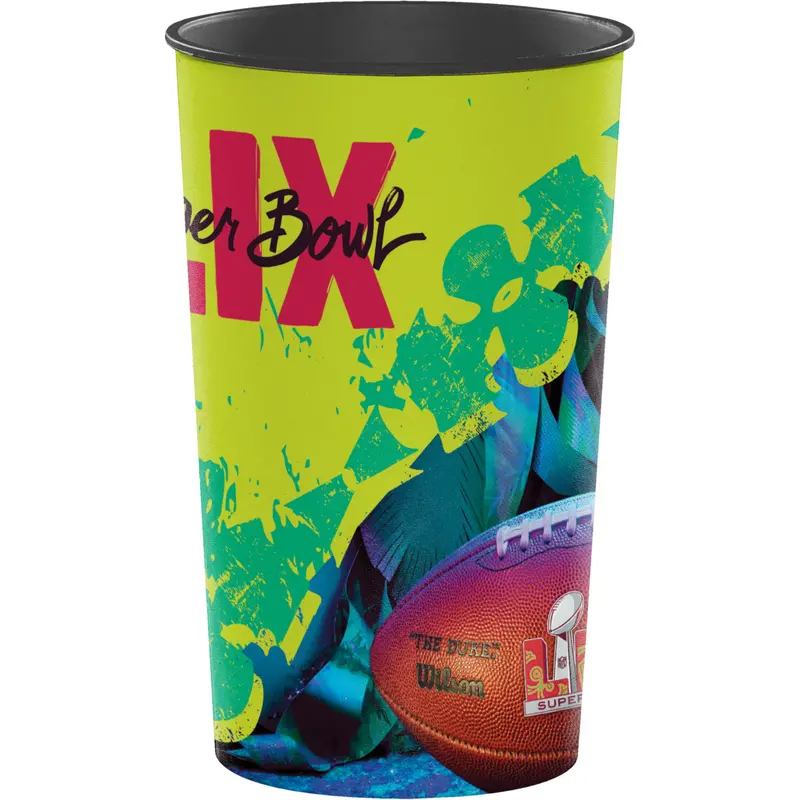 Super Bowl Lix New Orleans Plastic Cup – Limited-Edition Football Party Tumbler 1