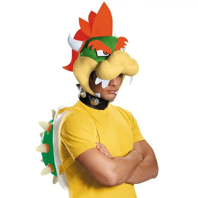 Super Mario Bowser Adult Costume Kit – Complete Plumber-Villain Transformation Set 1
