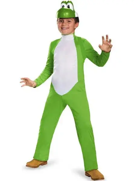 Super Mario Yoshi Kids' Deluxe Costume – Detailed Design 1
