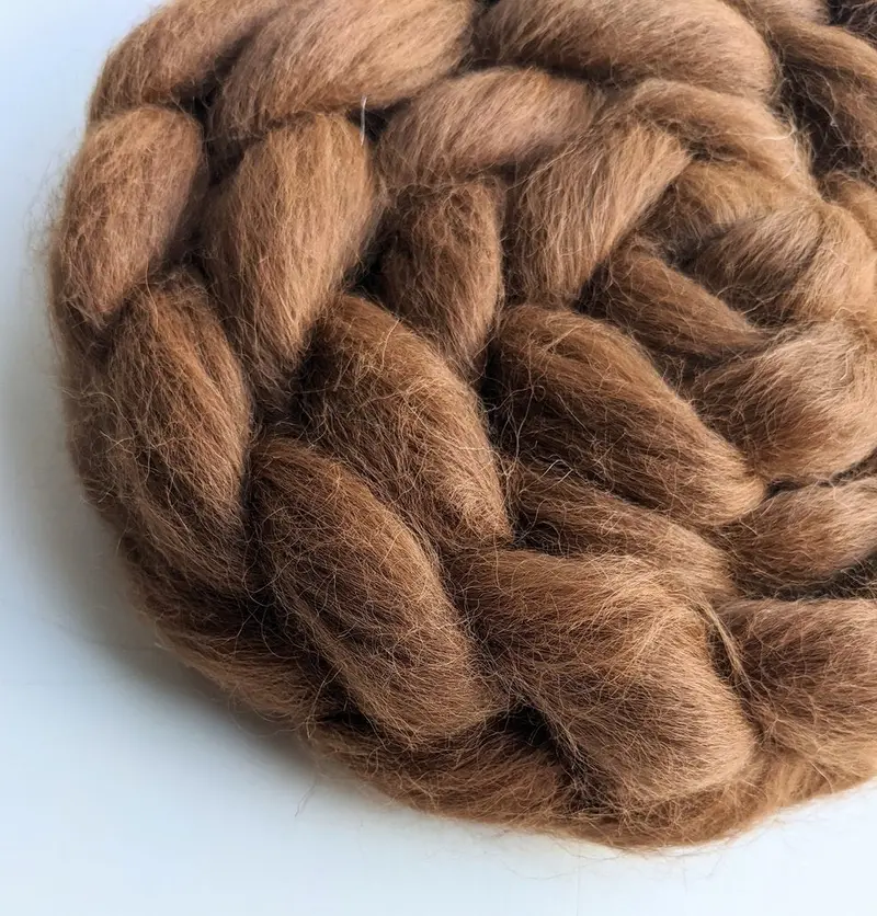 The Fiber Imp Pure Undyed Wool Roving 1