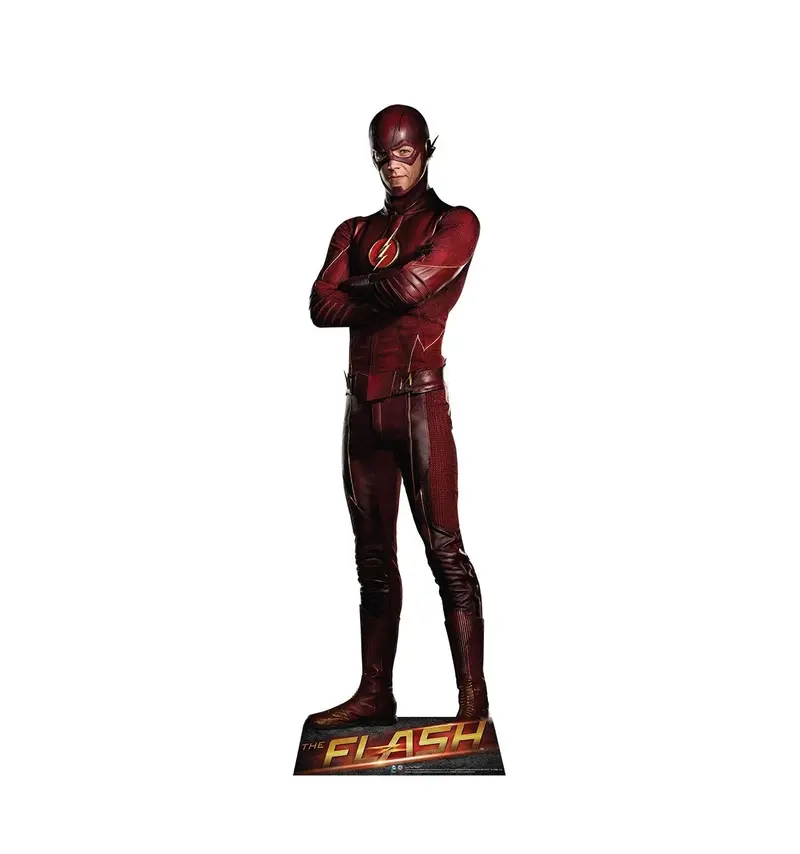 The Flash Life-Size Cardboard Standup – Dc Superhero Replica, Produced On Demand (10–14 Business Days) 1