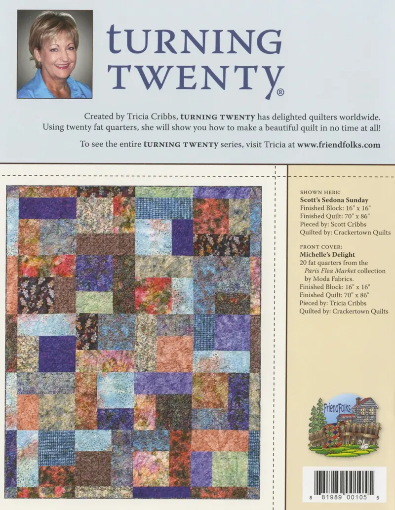 The Original Turning Twenty Quilting Pattern – Ff105 1