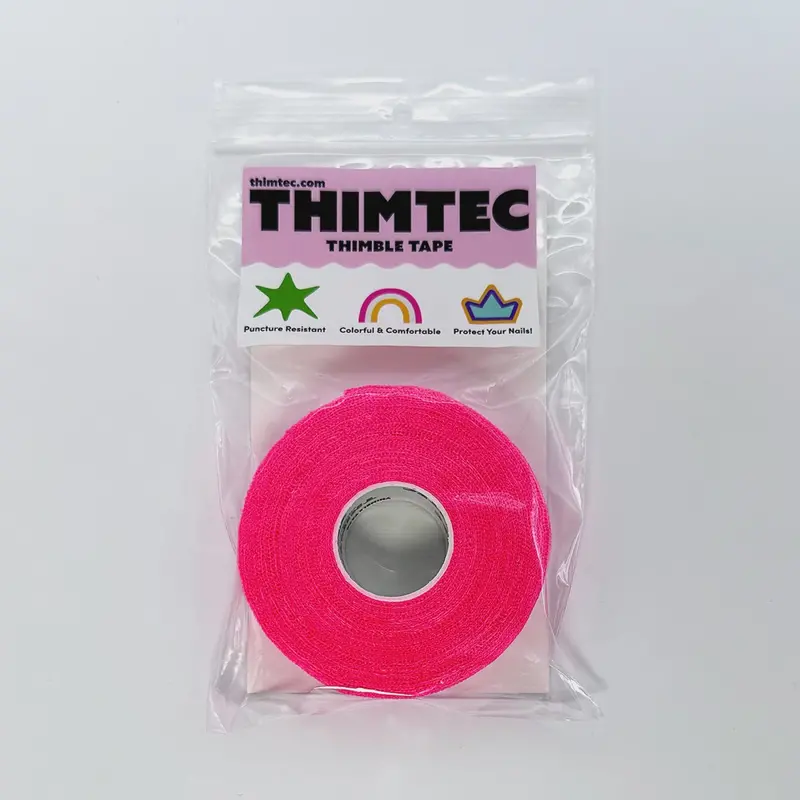 Thimtec Thimble Tape – Neon Flamingo, 34-Inch Roll (Tp-Pn1-Nf-34In) 1