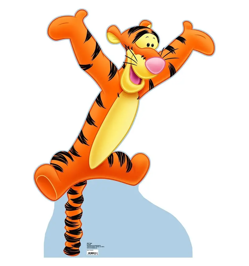 Tigger Full-Size Cardboard Standee – Custom Production, Ships Within 10–14 Days 1