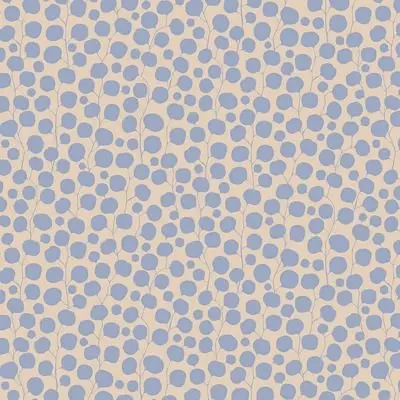 Tilda Hibernation Eucalyptus Light Blue Fabric – Sku 110084 1