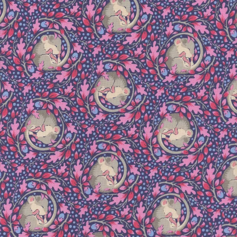 Tilda Hibernation Slumbermouse Denim Fabric – Sku 100521 1