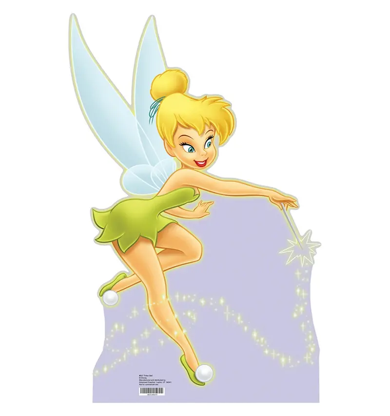 Tinker Bell Cardboard Standup – Elegant Fairy Full-Size Cutout, Artisan-Made In 10–14 Business Days 1