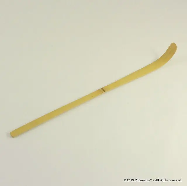 Traditional Bamboo Chashaku Scoop – White Bamboo Matcha Measuring Spoon (Model Ru3810) 1