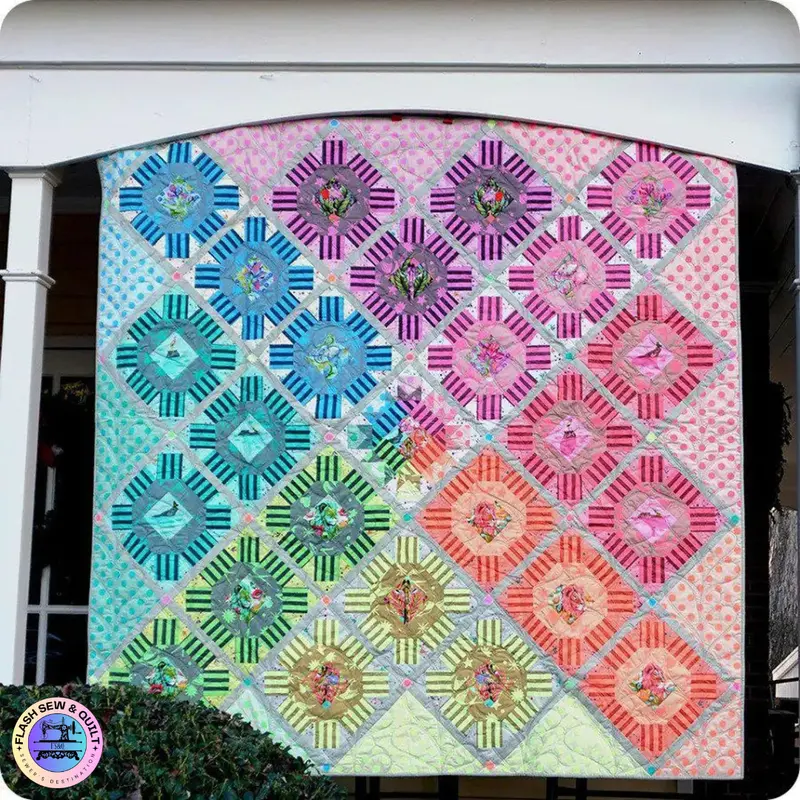 Tula Pink Star Cluster Quilt Kit 1
