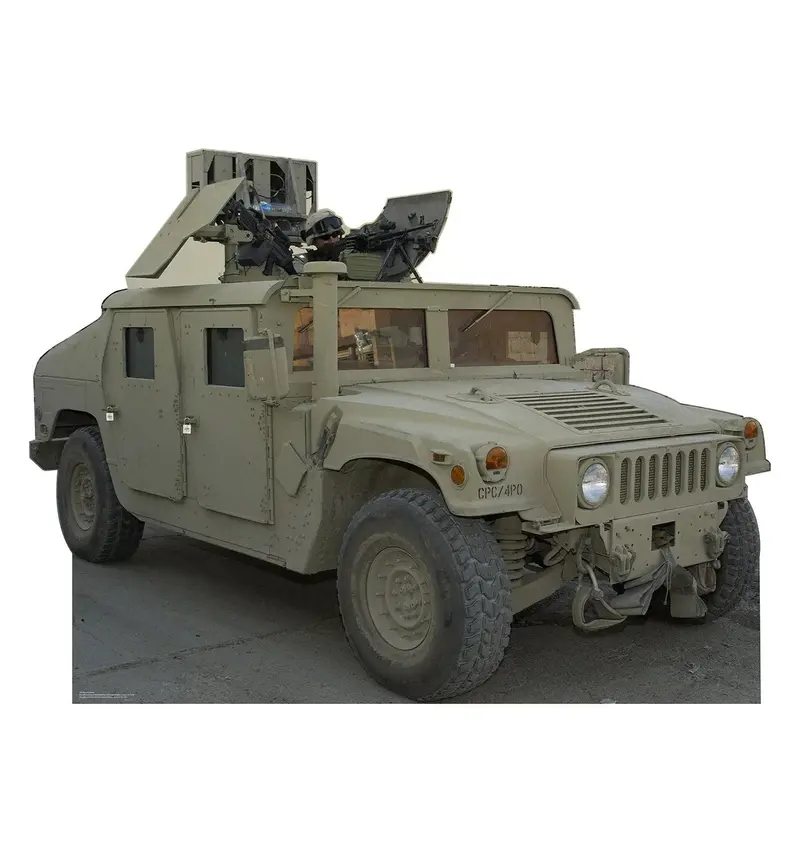 U.S. Army Hummer Life-Size Cardboard Standup – Made To Order (10–14 Days) 1