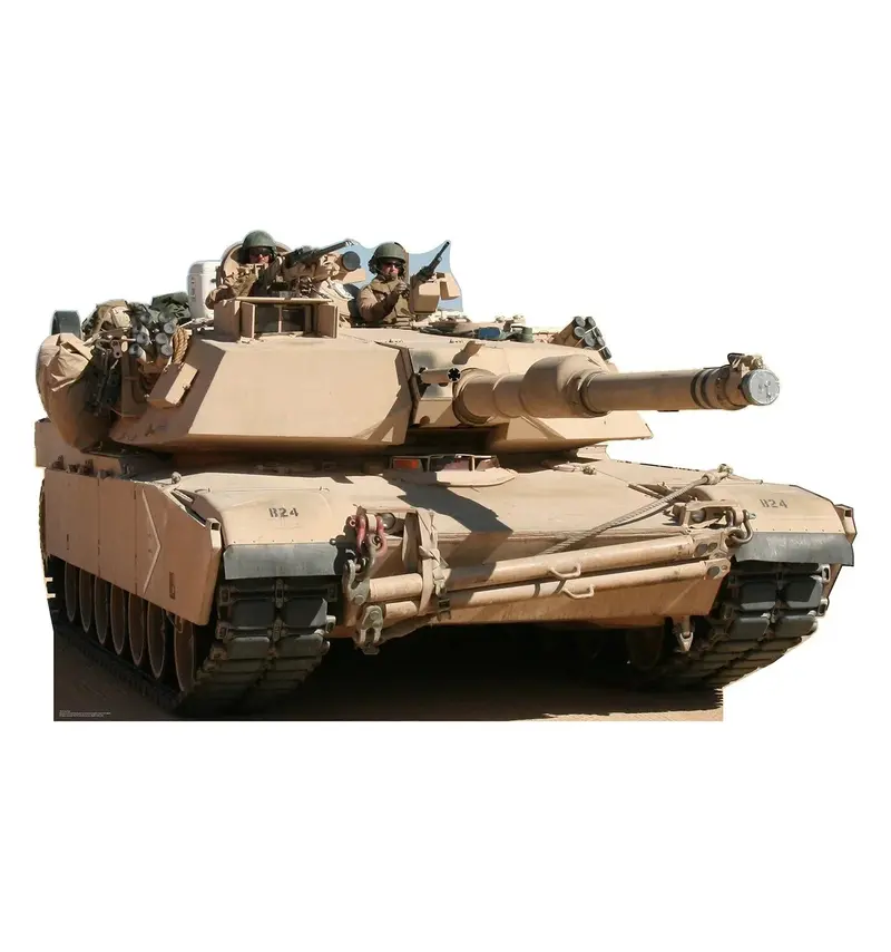 U.S. Army Tank Life-Size Cardboard Standup – Custom Production (10–14 Business Days) 1