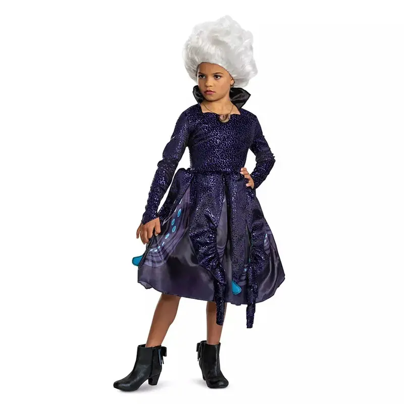 Ursula Deluxe Child Costume – The Little Mermaid Themed Dress-Up Outfit 1