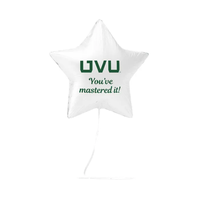 Utah Valley University 'You'Ve Mastered It' Foil Balloon – 17 Inch (Min. Order: 4) 1