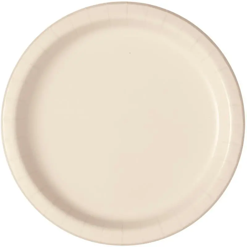 Vanilla Cream 9-Inch Disposable Dinner Plates – Set Of 50 1