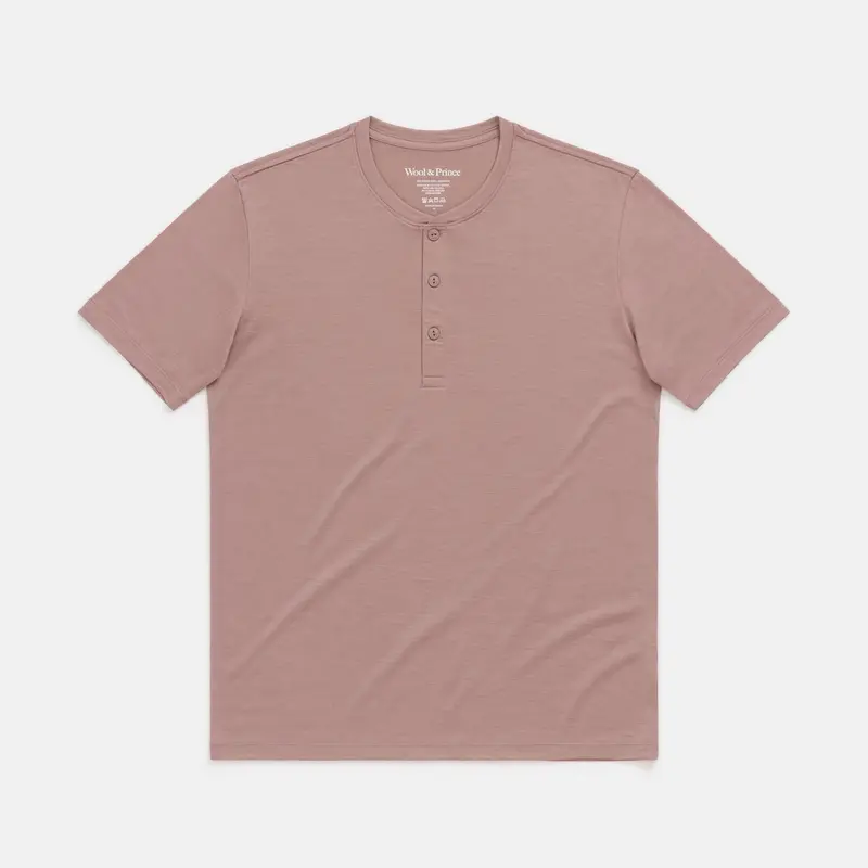Versatile Short Sleeve Henley In Premium Cotton Blend 1