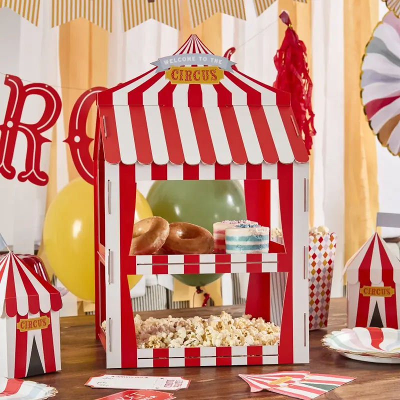Vintage Circus-Inspired Food Display Stand 1