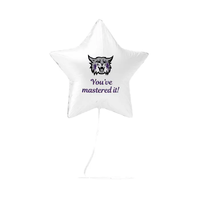 Washington State University 'You'Ve Mastered It' Foil Balloon – 17 Inch (Min. Order: 4) 1