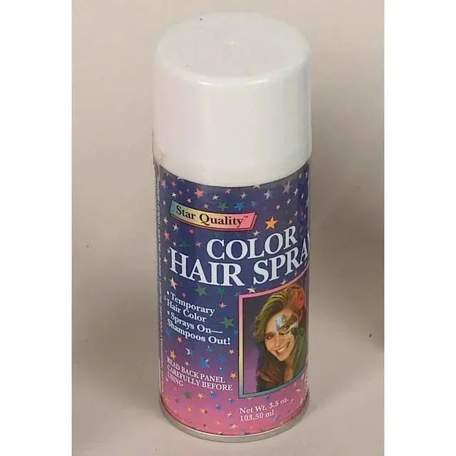 White Hairspray Aerosol – 3.5 Fluid Ounce Can 1