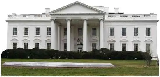 White House Architectural Cardboard Standup – Custom-Built, 10–14 Business Day Production 1