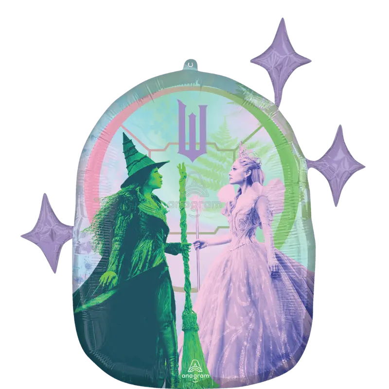 Wicked Musical Theme Supershape Mylar Balloon – 26 Inch 1