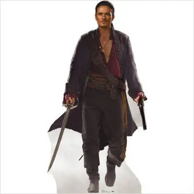 Will Turner Cardboard Cutout – Iconic Pirate Hero Lifesize Standee, 10–14 Day Production 1