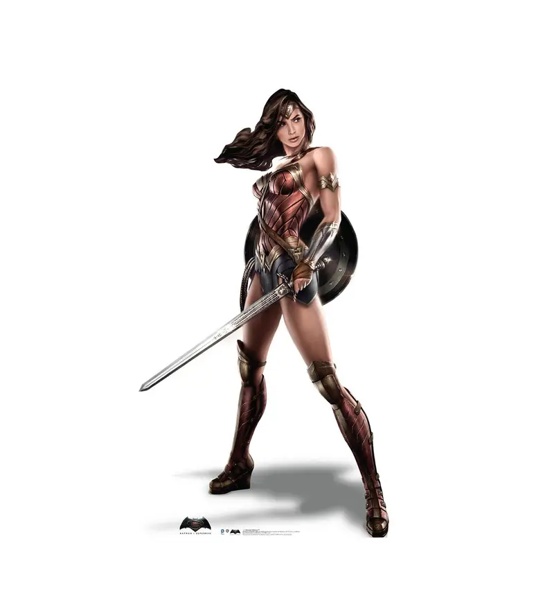 Wonder Woman Life-Size Standup – Heroic Full-Height Cutout, Handcrafted & Ready In 10–14 Days 1