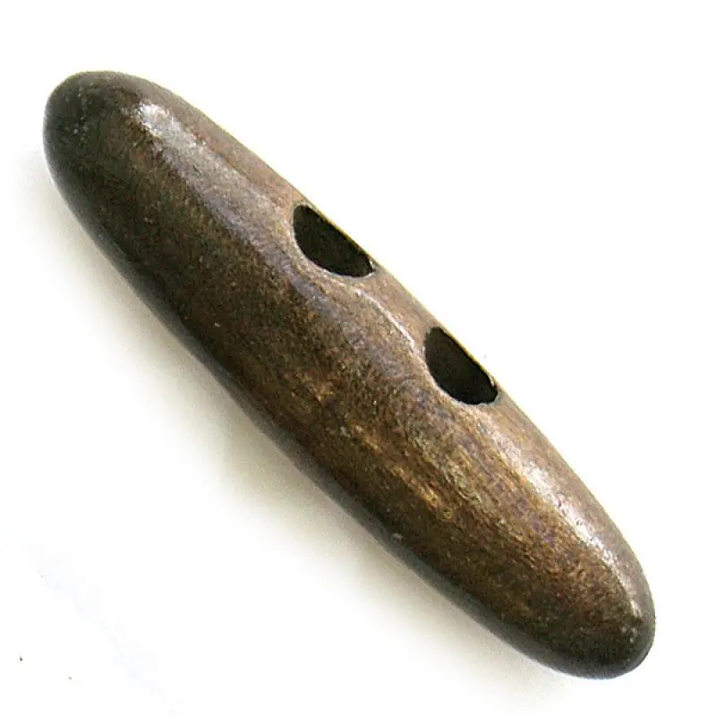 Wooden Toggle Buttons – 60X13Mm Rectangular Natural Finish 1