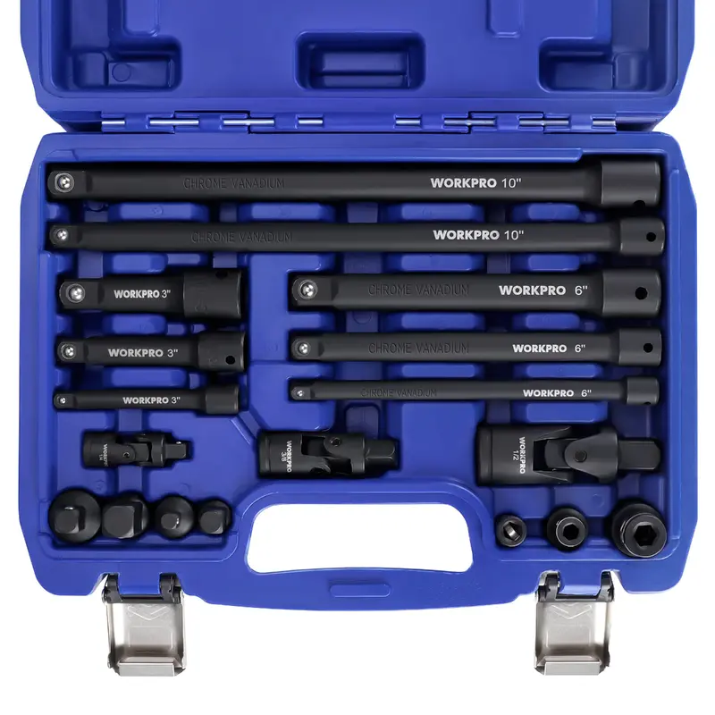 Workpro 18-Piece Drive Tool Accessory Kit For Ratchets And Drivers 1