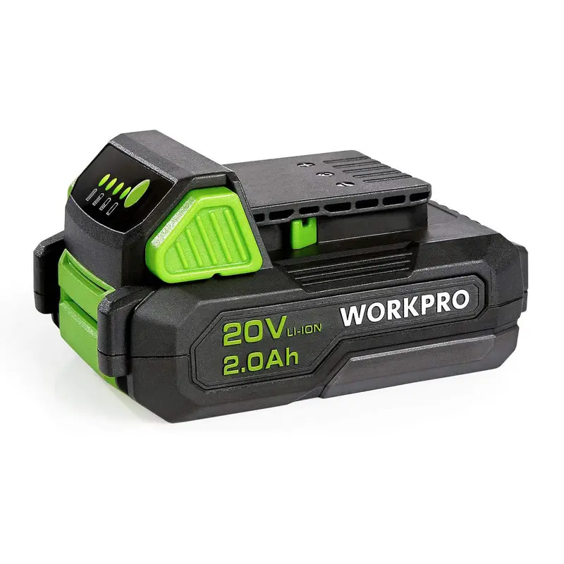 Workpro 20V 2.0Ah Rechargeable Lithium-Ion Battery – Compatible With Workpro Cordless Tools 1