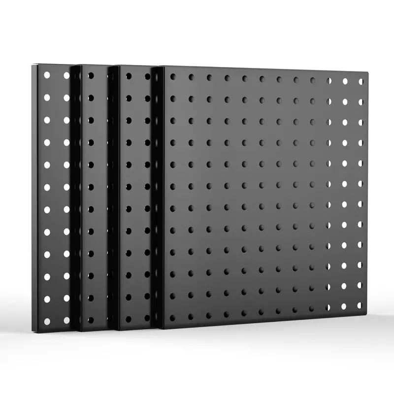 Workpro 4-Pack Heavy-Duty Metal Pegboard Panels For Workshop Organization 1