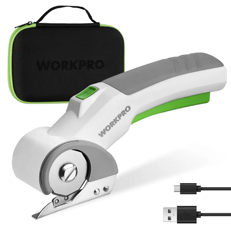 Workpro 4V Cordless Electric Scissors – Rechargeable Cutting Tool 1