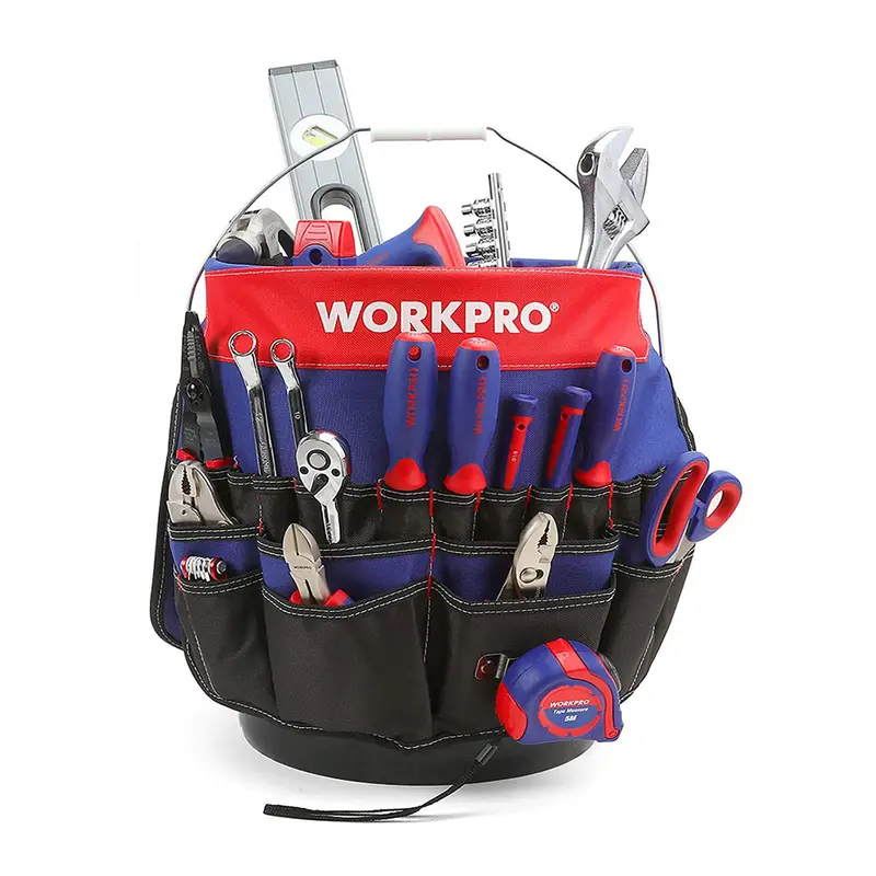 Workpro 51-Pocket Bucket Organizer For Tools & Accessories (Empty) 1