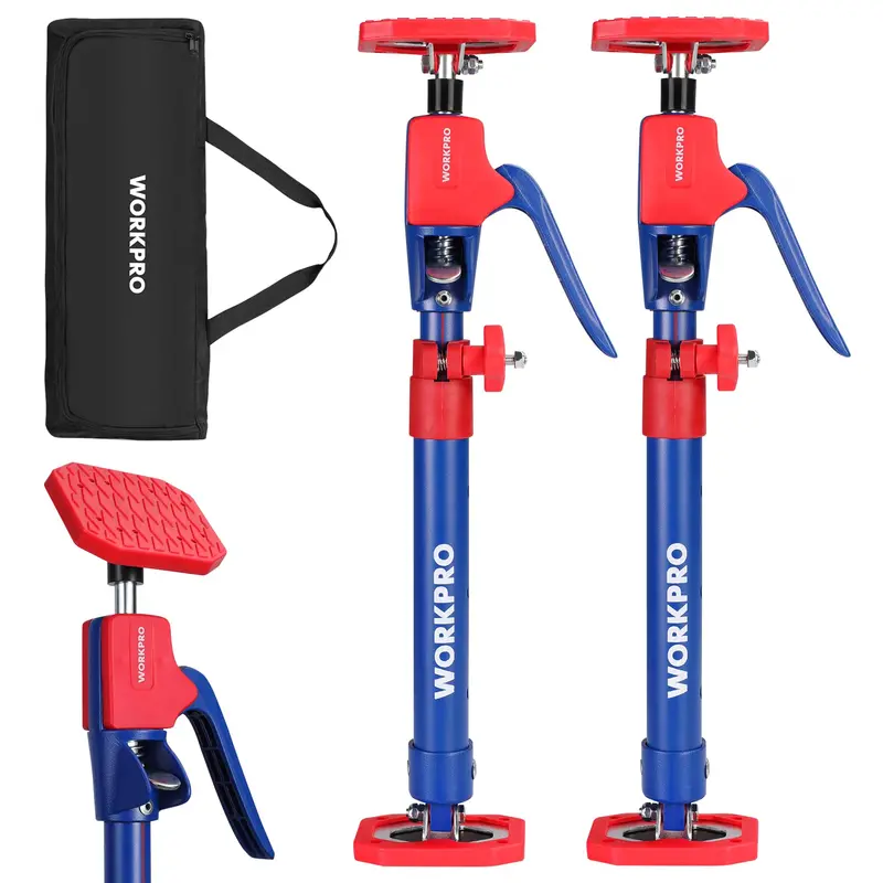 Workpro Adjustable Cabinet Support Jack Pole – Heavy-Duty Stabilizer 1