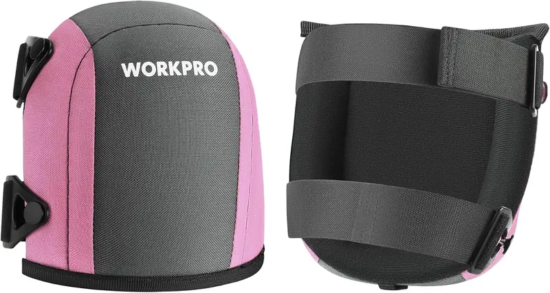 Workpro Foam-Padded Garden Knee Pads – Comfortable, Non-Slip Support For Extended Outdoor Work 1