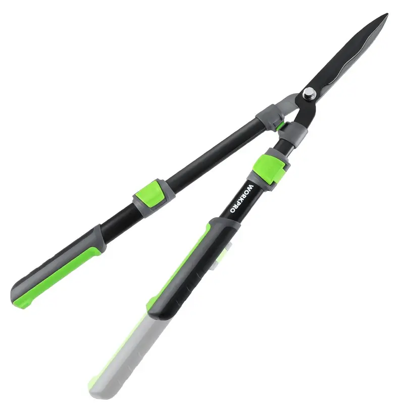 Workpro Manual Hedge Trimmer — High-Carbon Steel Wavy Blades For Clean Cutting 1