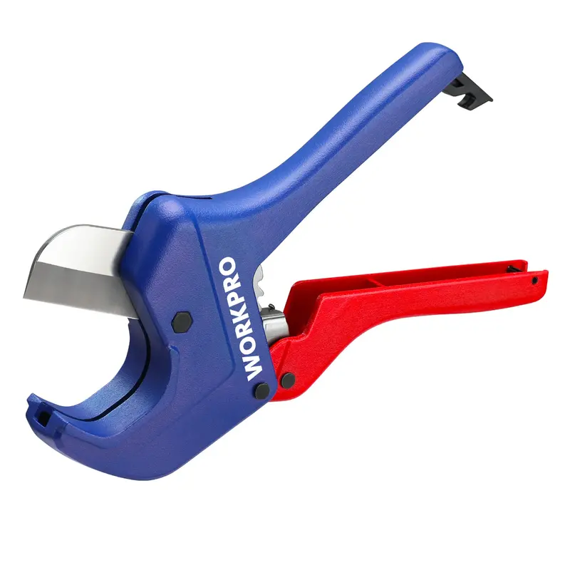 Workpro Ratchet Pvc & Pex Pipe Cutter — Cuts Up To 1-5/8" And 2-1/2" Diameter Tubing 1