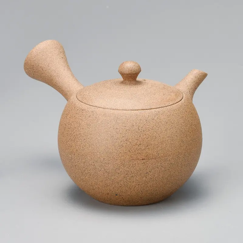 Yamaki Ikai M499 Komaru Kyusu – Discontinued Caramel Glazed Yakijime Teapot (240 Ml) 1