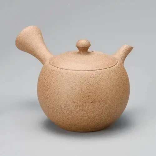 Yamaki Ikai Tokoname Yakishime Kyusu – Camel-Colored Handmade Teapot (240 Cc) 1