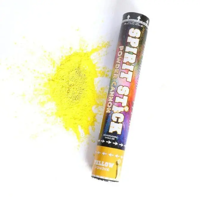 Yellow 12-Inch Spirit Stick Powder Cannon – Single Unit 1