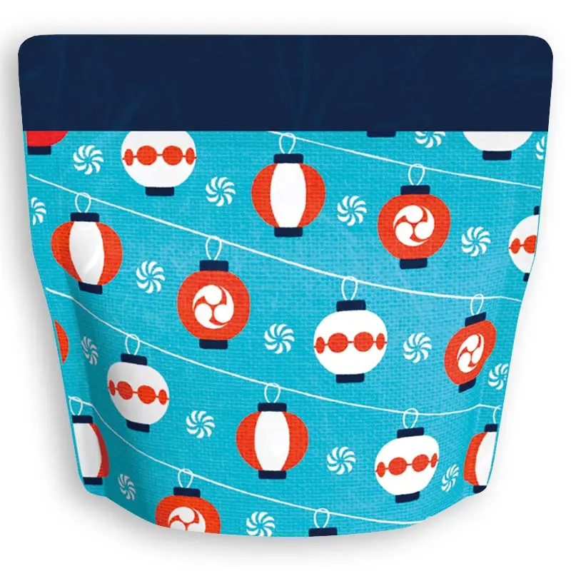 Yoshimura Pack 1334 Reusable Washi Paper Gift Bag – Traditional Festival Lanterns 1